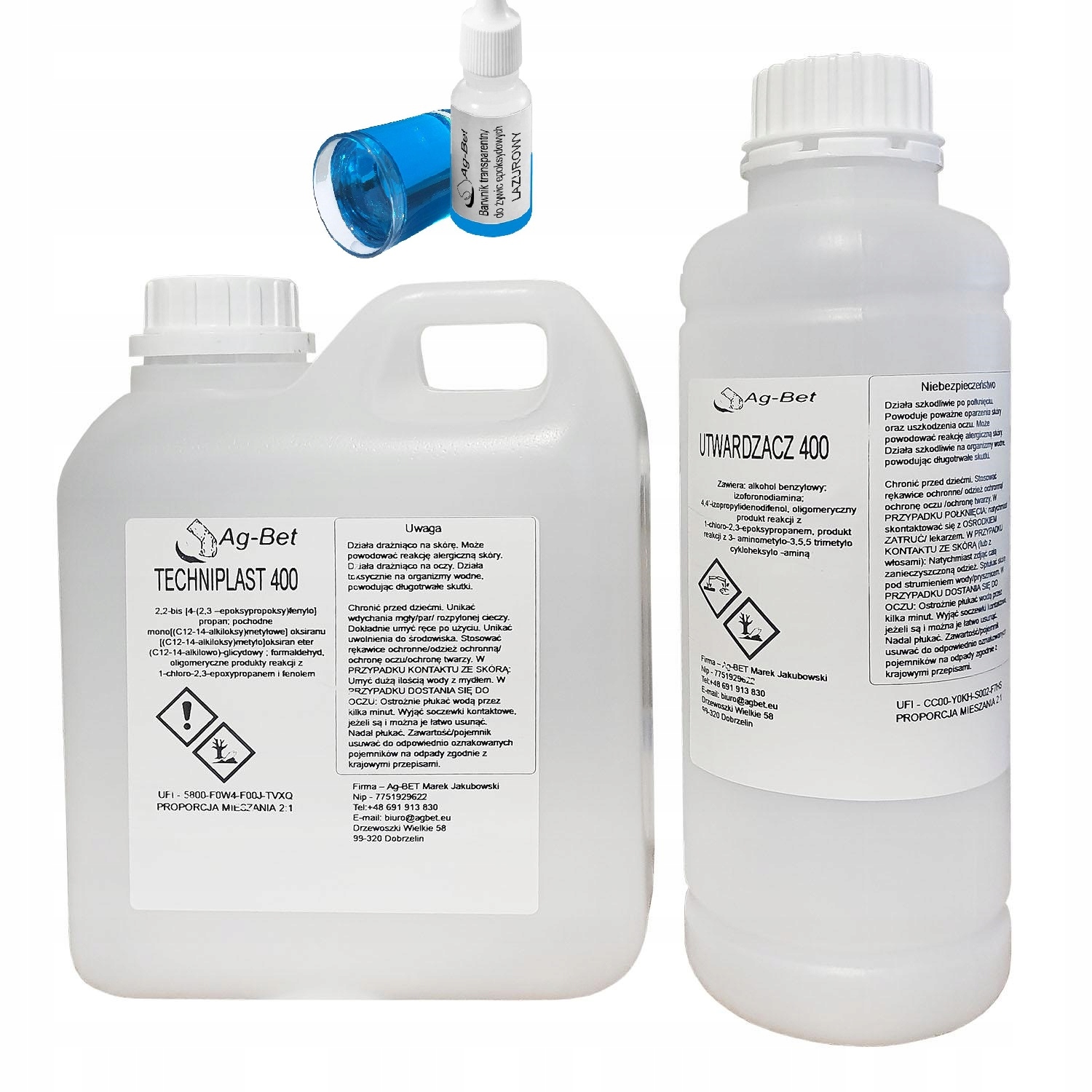 

Techniplast 400 3kg żywica epoksydowa