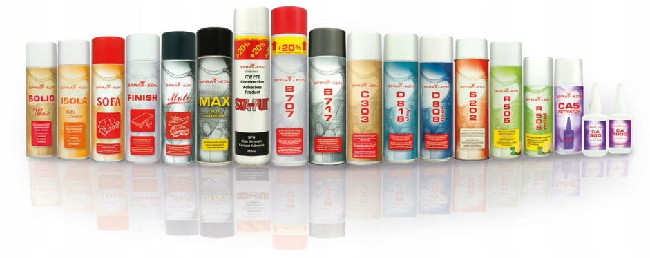 ZMYWACZ DO ETYKIET KLEJU PŁYT MEBLOWYCH 1L CLEAN Marka Spray-Kon