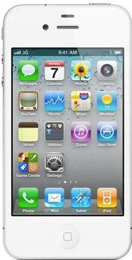 Apple Iphone 4 512 MB/16 Gb Biely Nový iOS 5.0.1