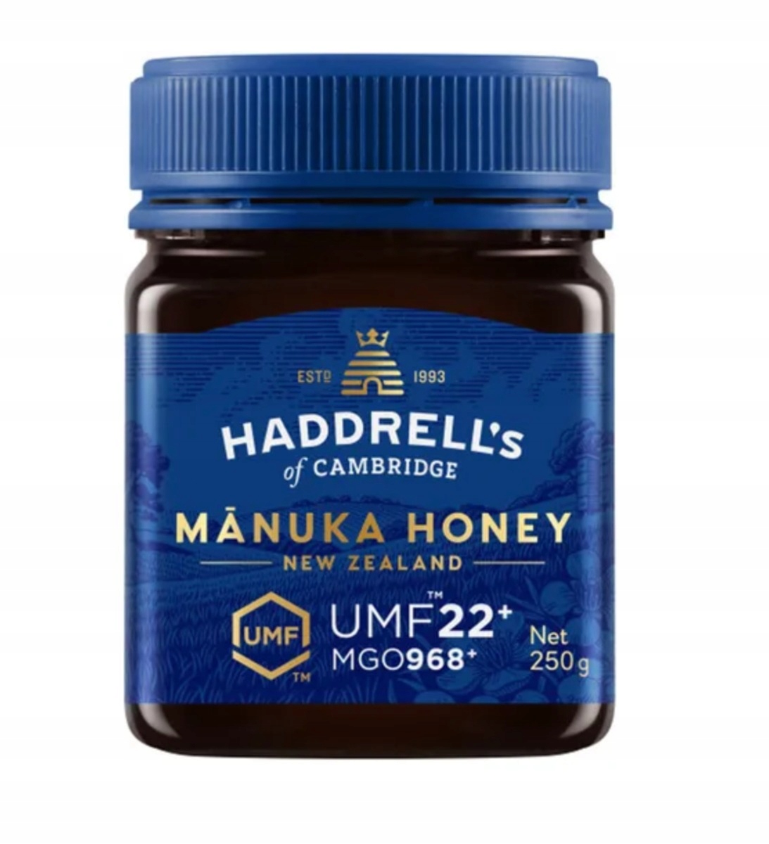 Haddrell's Miód Manuka UMF22+ MGO968+ 250 g