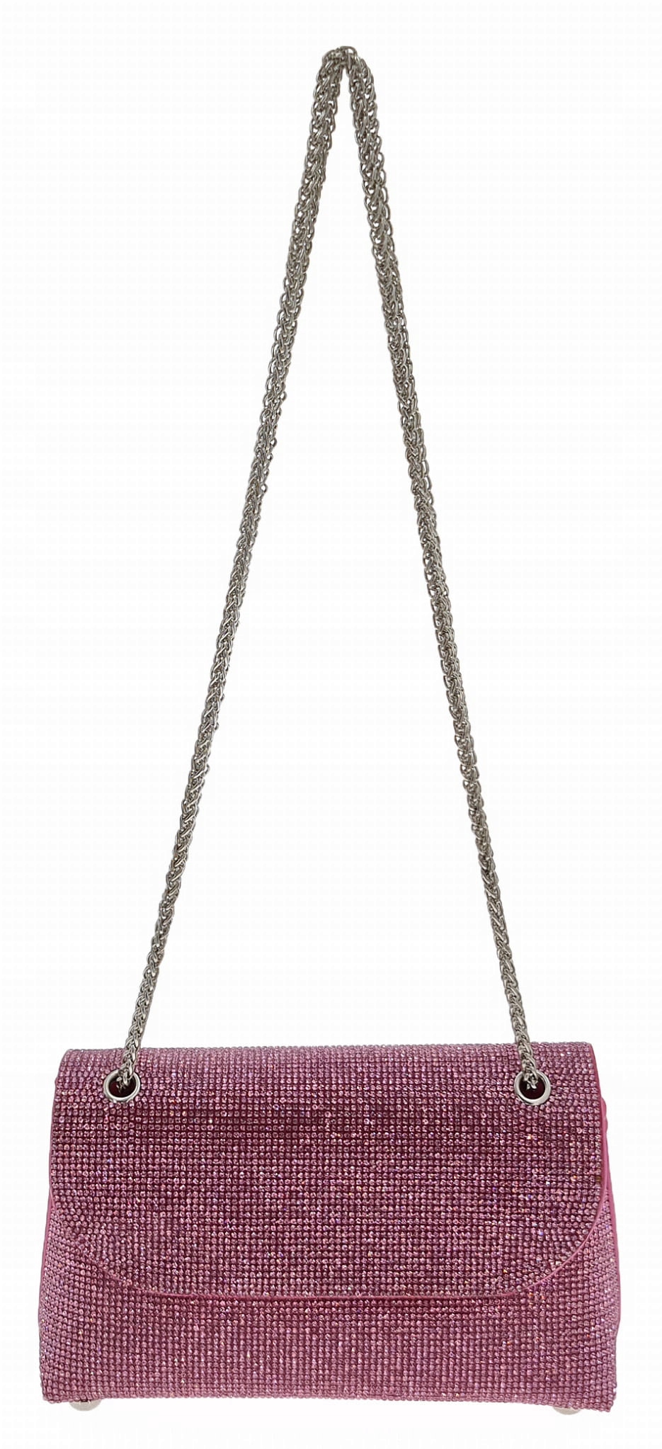 Růžová dámská kabelka s řetízkem Tom&eva