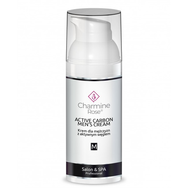 Charmine Rose Active Carbon Men's Cream krém pro muže s aktivním uhlím