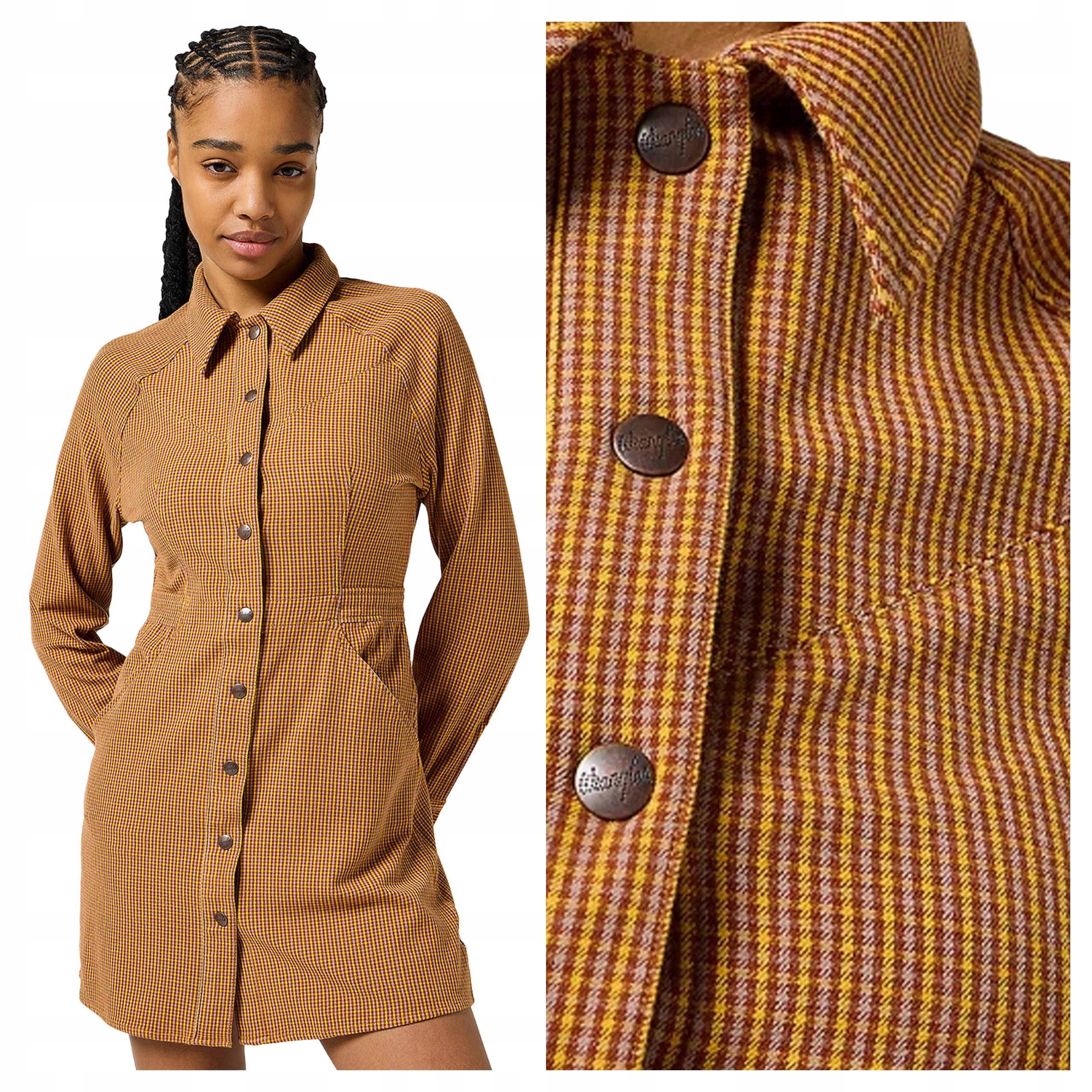 Wrangler Slim Fit Dress S Dámské šaty