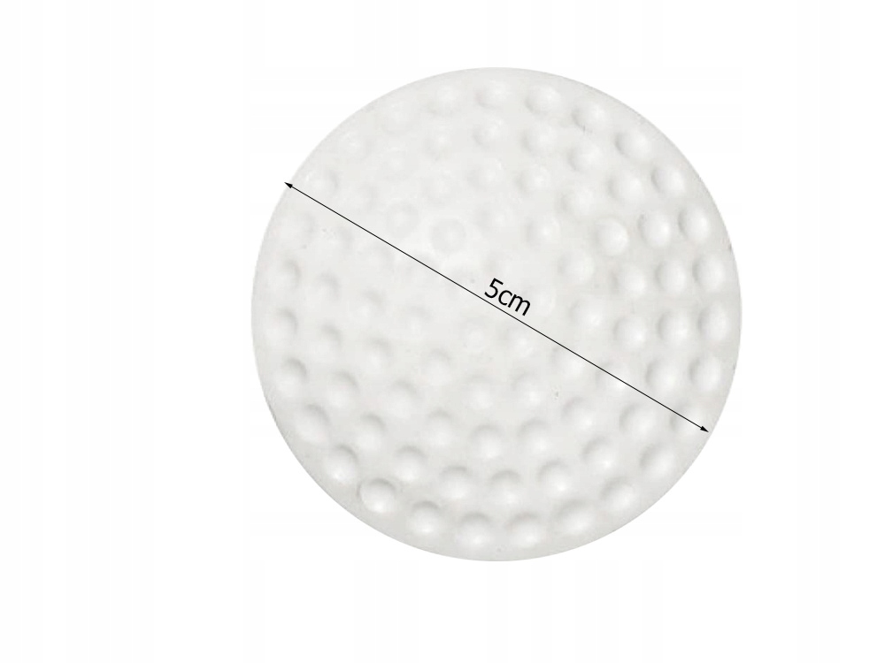 Odbojnik odbój klamki drzwi samoprzylepny do ścian Kolor biały