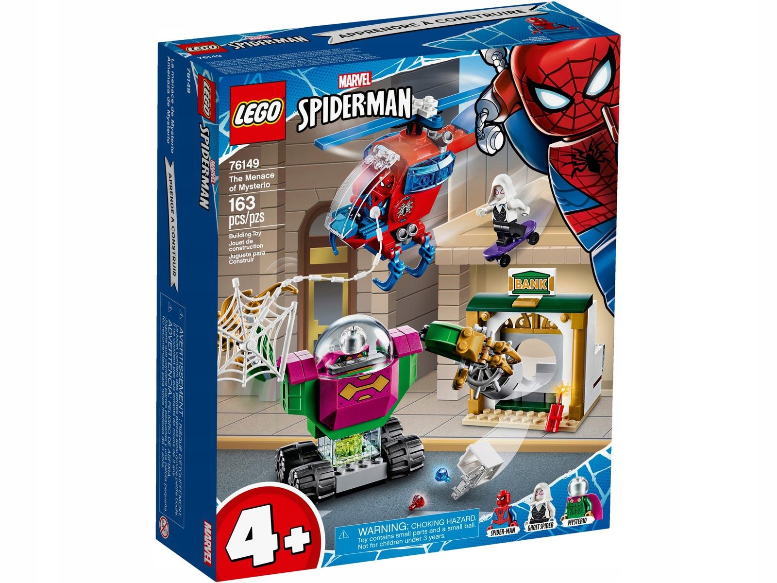Lego 76149 Spider Man Groźny Mysterio Helikopter Mech Bank Nowy