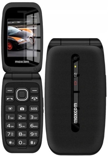 Telefon s klapkou Maxcom MM828 Černý Lte pro seniora Sos VoLTE 1000 mAh