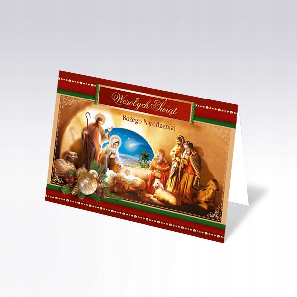 

Karnet Laurka Kartka Święta Bn Koperta Opłatek