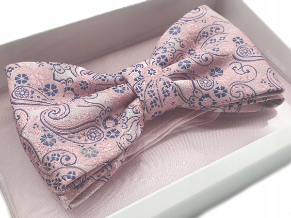 MUCHA MUSZKA MĘSKA RÓŻOWA WE WZORY + POSZETKA