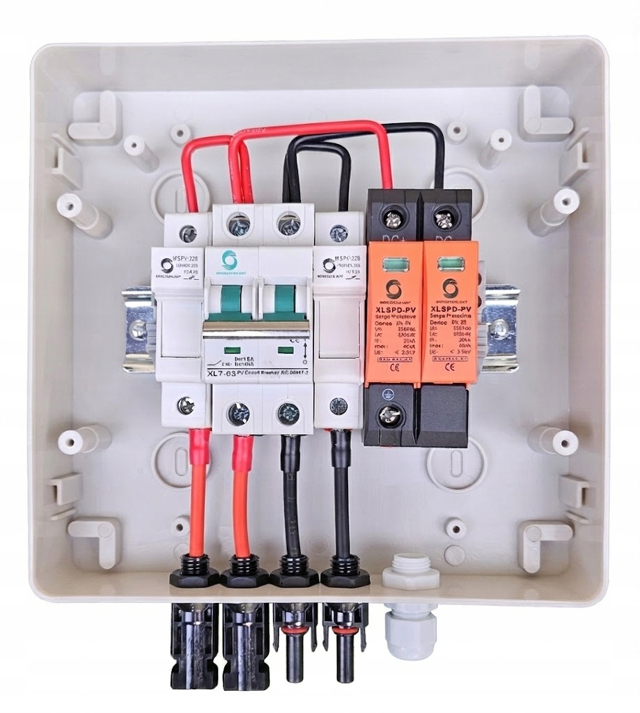 New Gotowa Rozdzielnica Sideon Pv IP65 Skrzynka Zasilania DC 500V 1 String