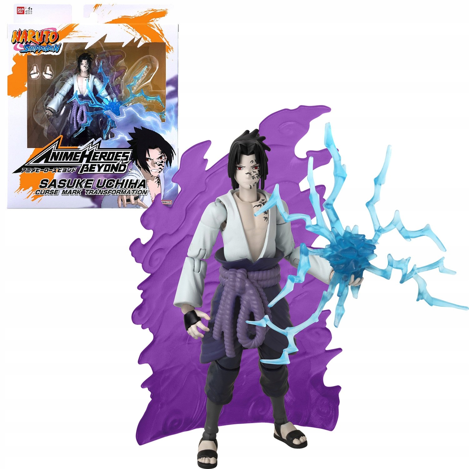 Naruto Sasuke s transf. efektem Figurka Anime Heroes Beyond 17 cm