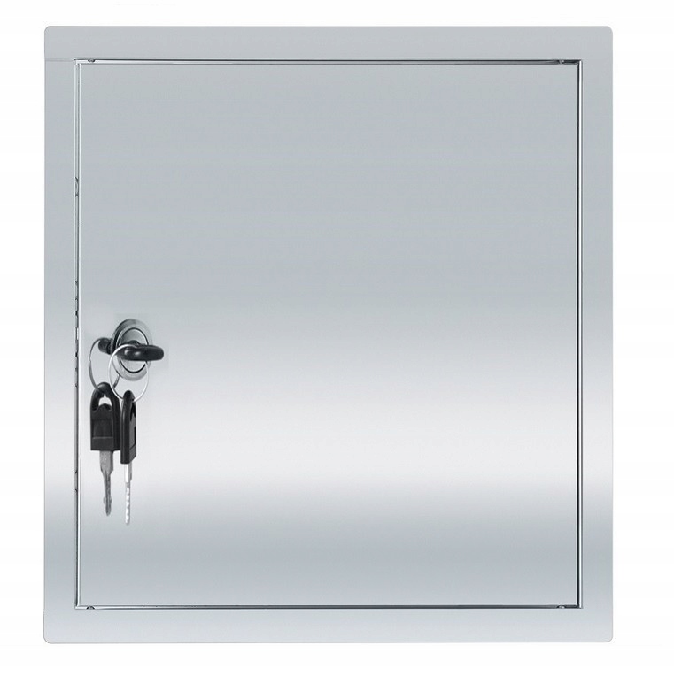 Drzwiczki Rewizyjne Inox 30x30 Nierdzewne Na Zamek
