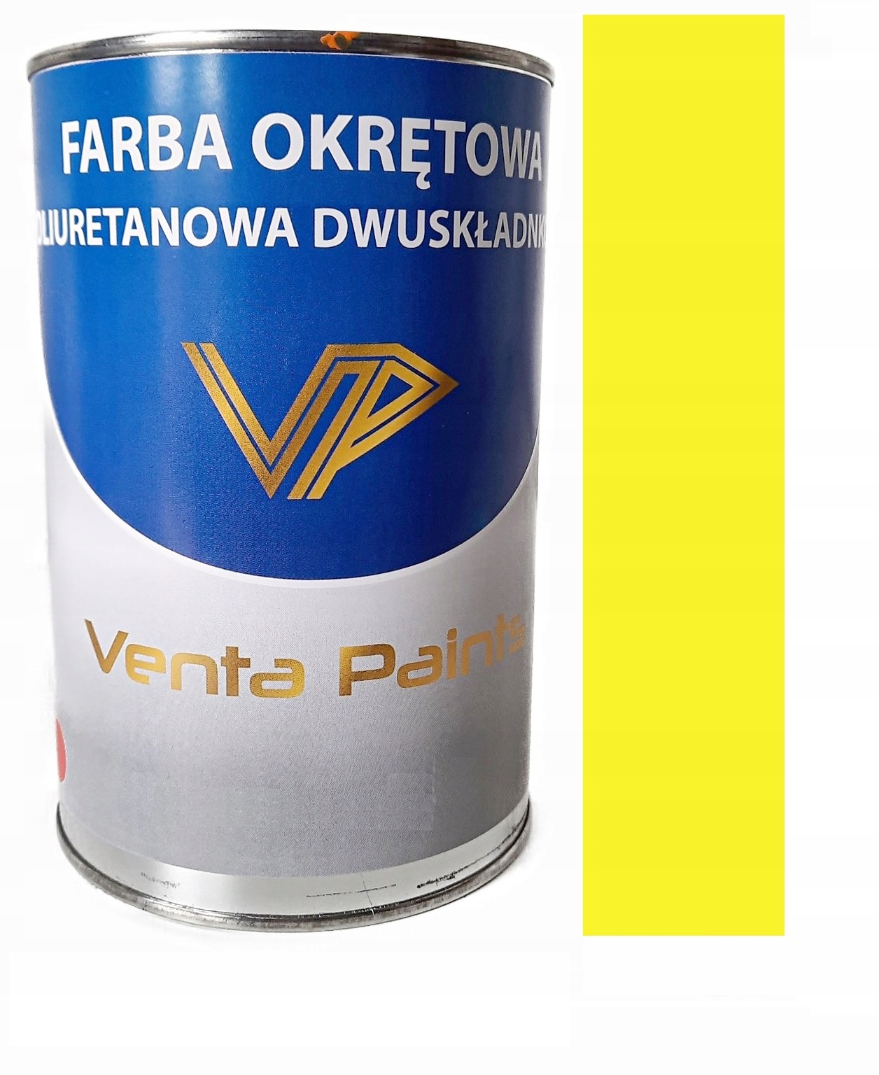Farba Okrętowa Poliuretanowa Lakier Jcb Ral 1018 1L