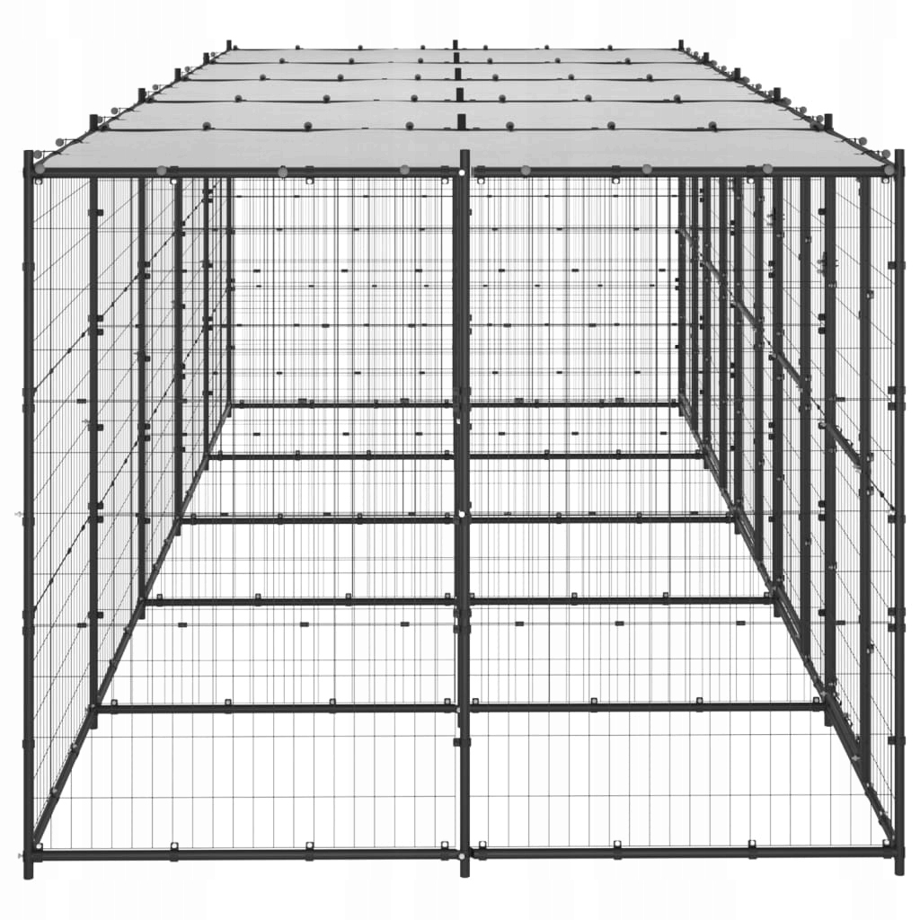 Levně Ohrádka kov VidaXL 220 x 550 x 180 cm