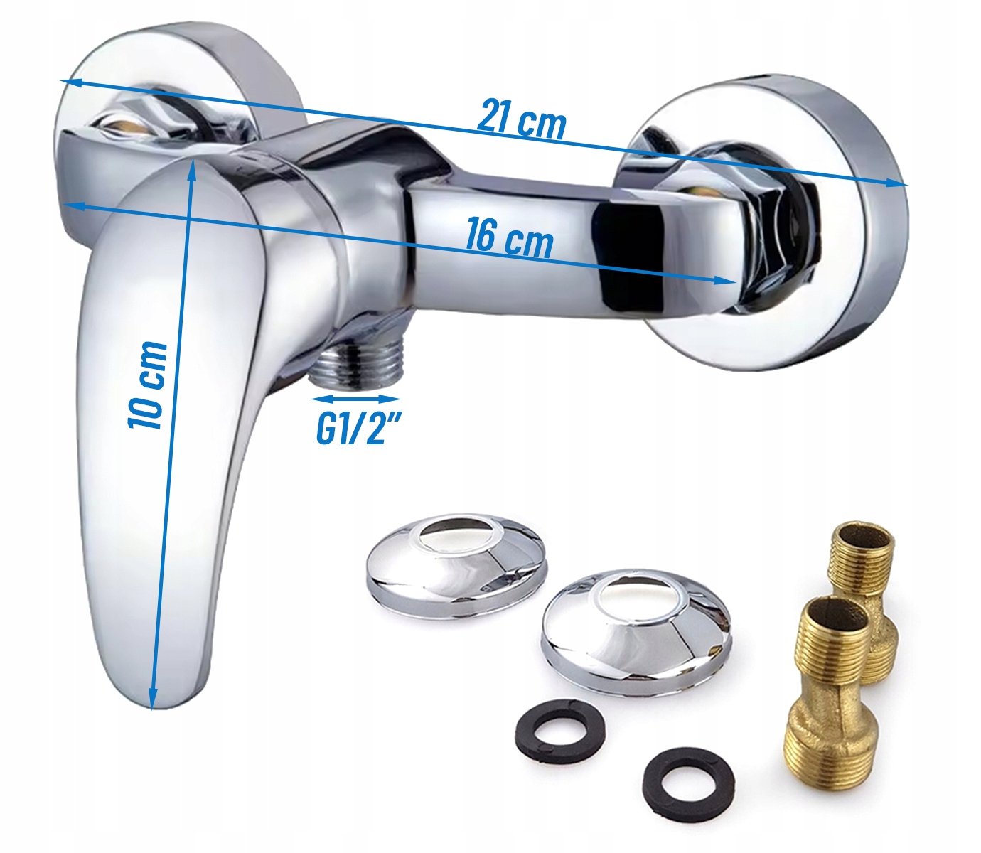 BATERIA PRYSZNICOWA NATRYSKOWA ŁAZIENKOWA NAŚCIENNA KRAN DO KABINY PRYSZNIC Stan opakowania oryginalne