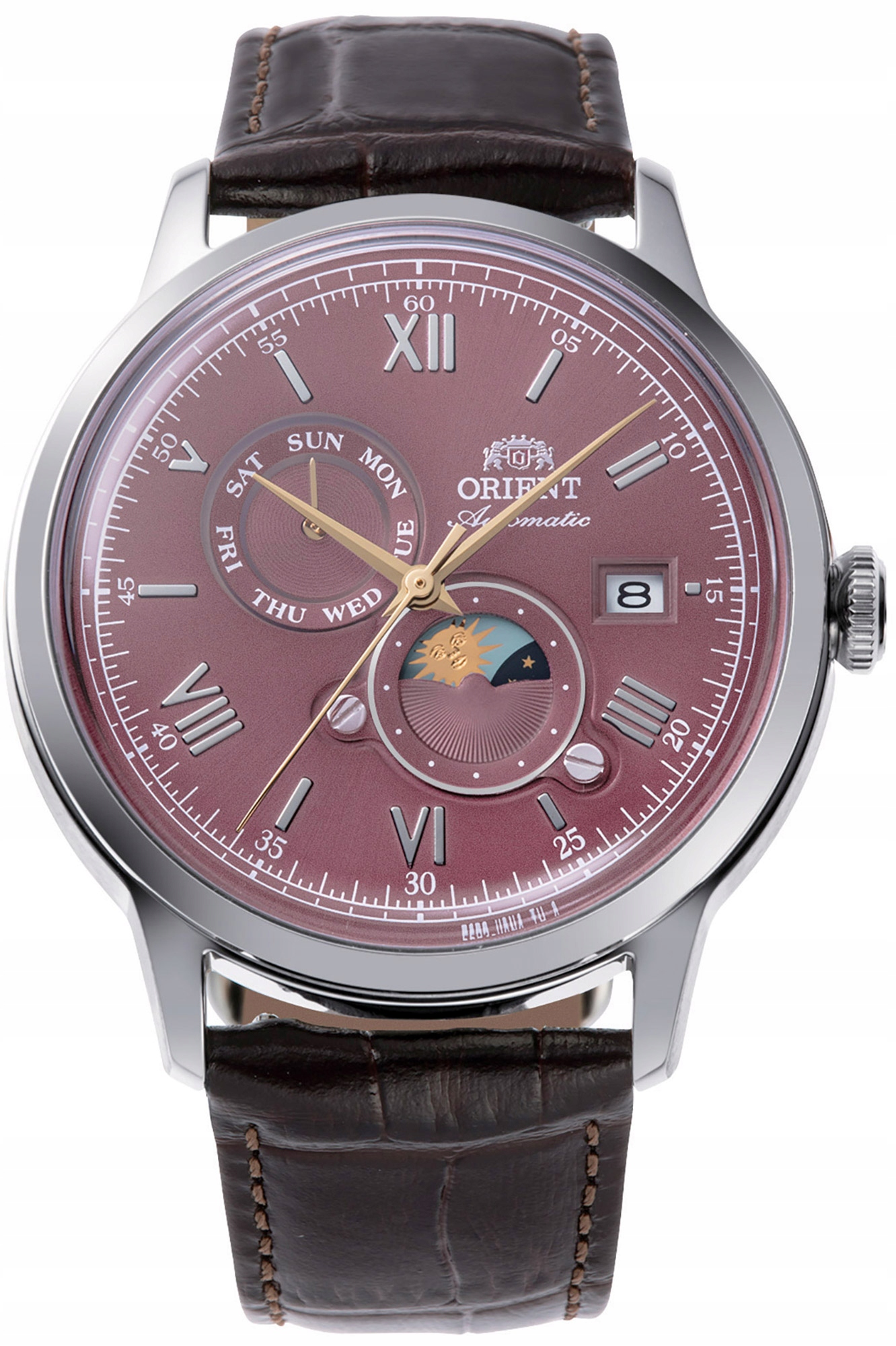 Hodinky Orient Classic Sun & Moon RA-AK0807R30B 41.5mm WR30