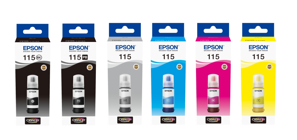 

Zestaw 6x Tusz Epson 115 EcoTank L8160 L8180