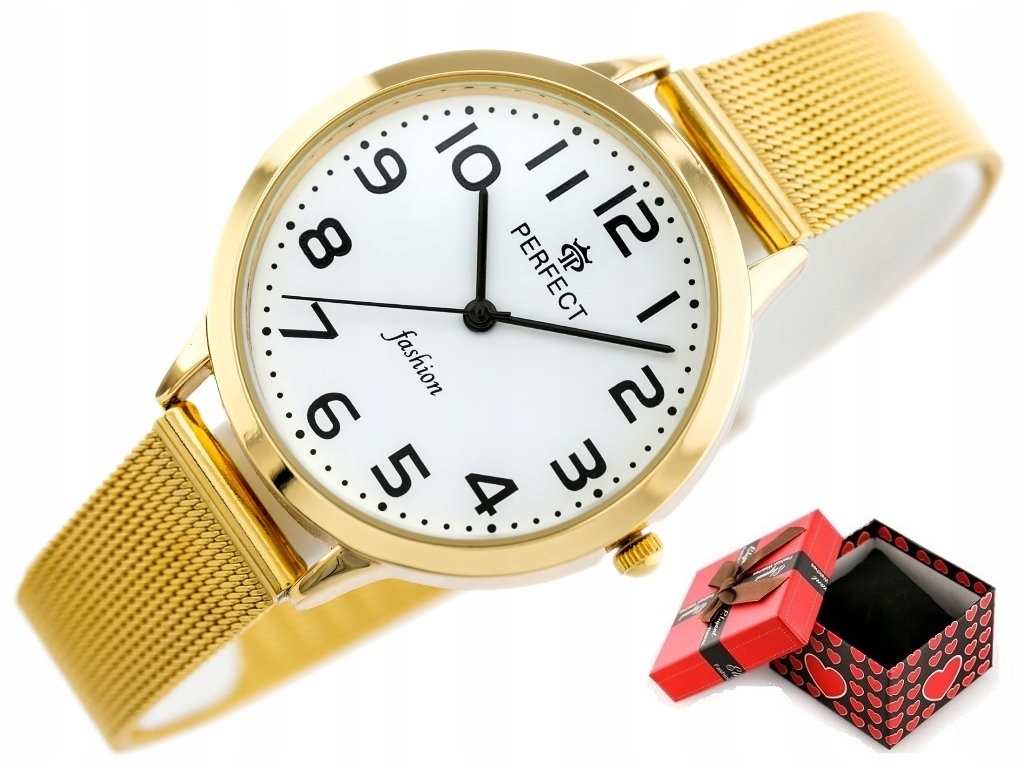 

Zegarek damski Perfect Calipso mesh + Box + Grawer