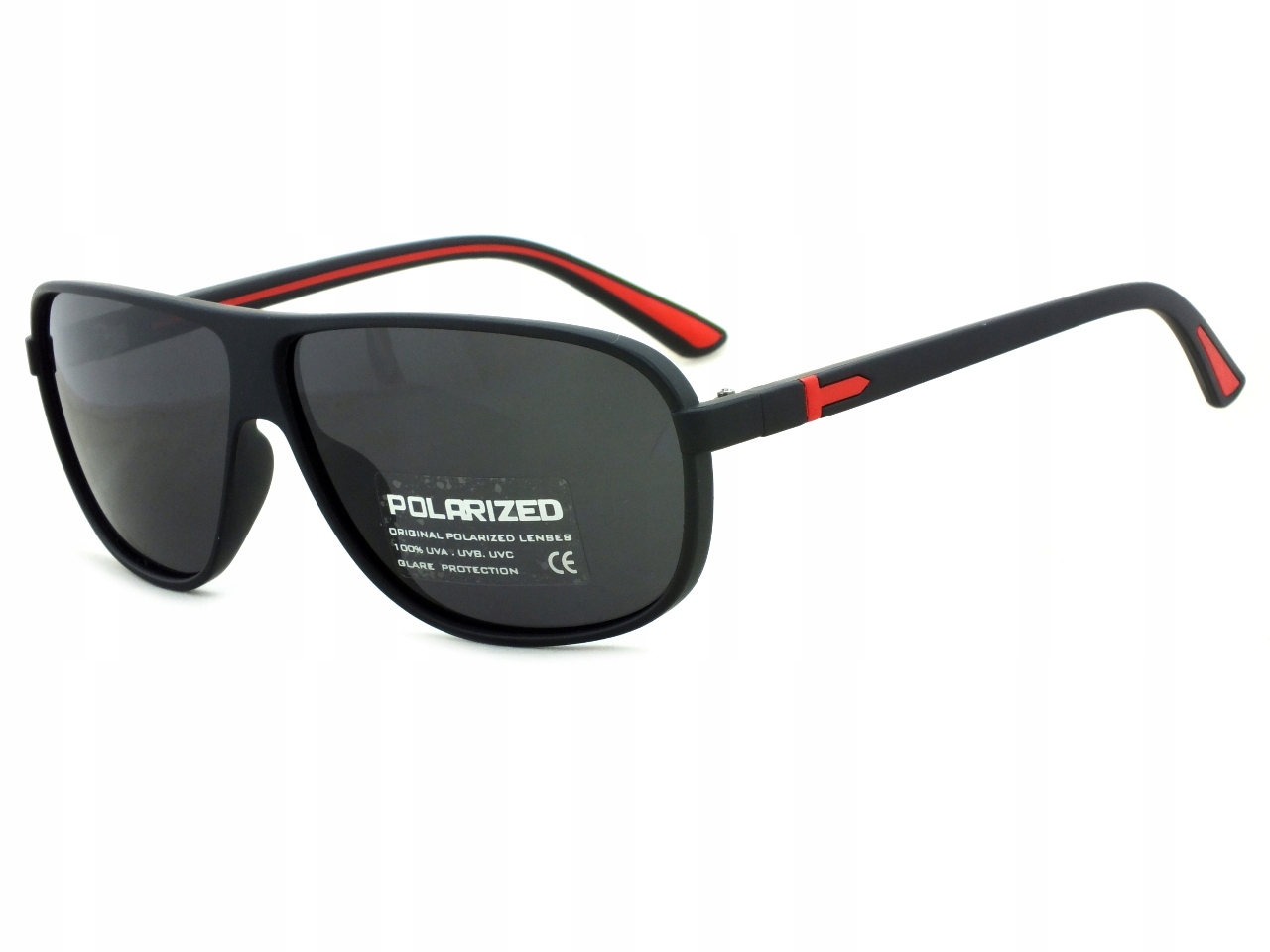 klasyczne Okulary przeciwsłoneczne Miami Polarized dla mężczyzn Czarne