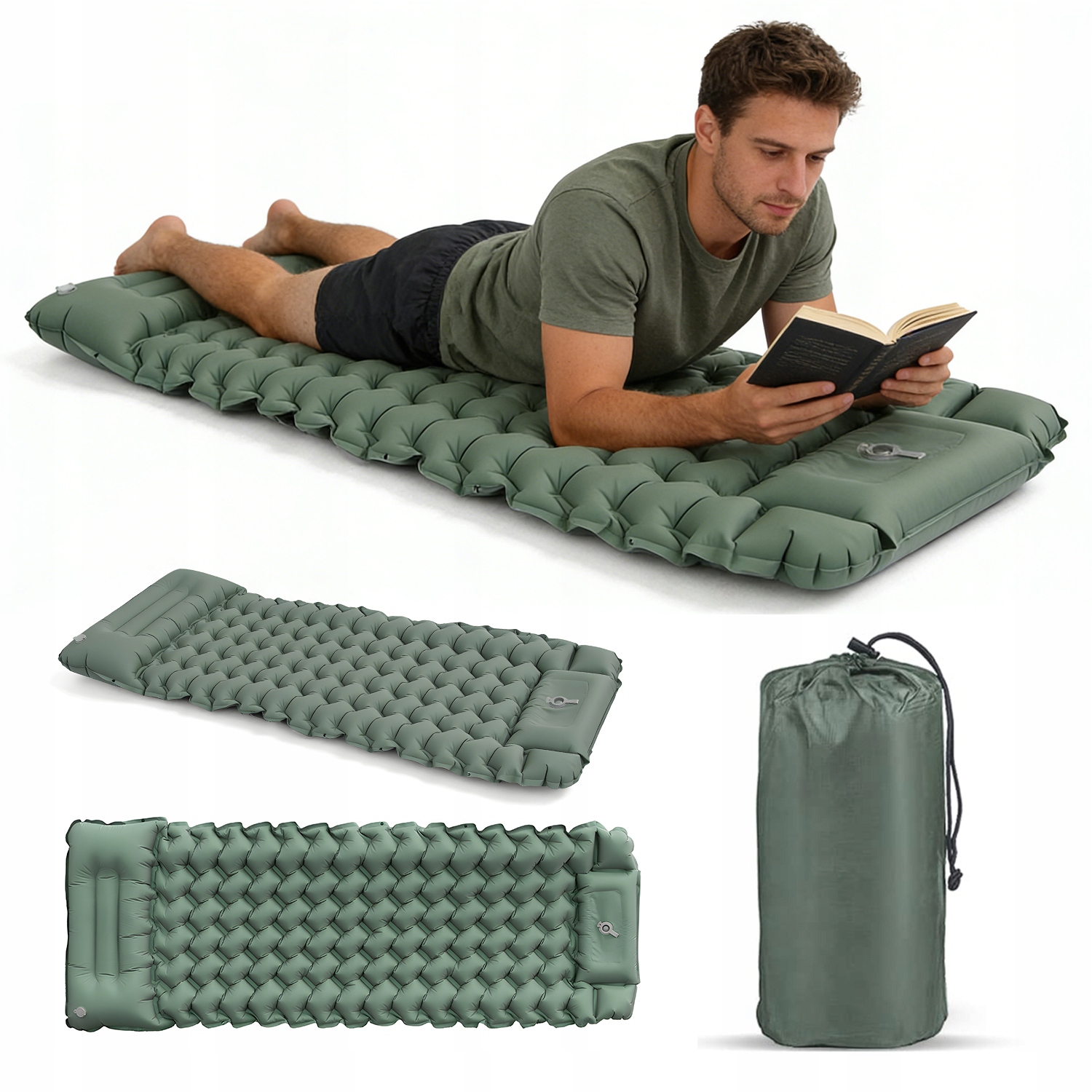 Matrace S Vestavěnou Nožní Pumpou Pro Spaní Camping