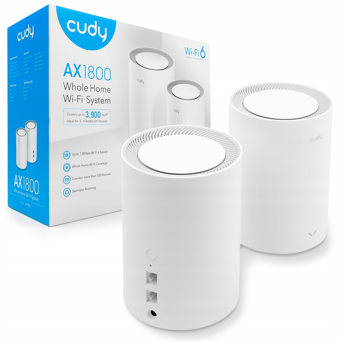 Access Point, Repeater, Router Cudy M1800 (Wi-Fi 6), (Wi-Fi 5), (Wi-Fi 4)