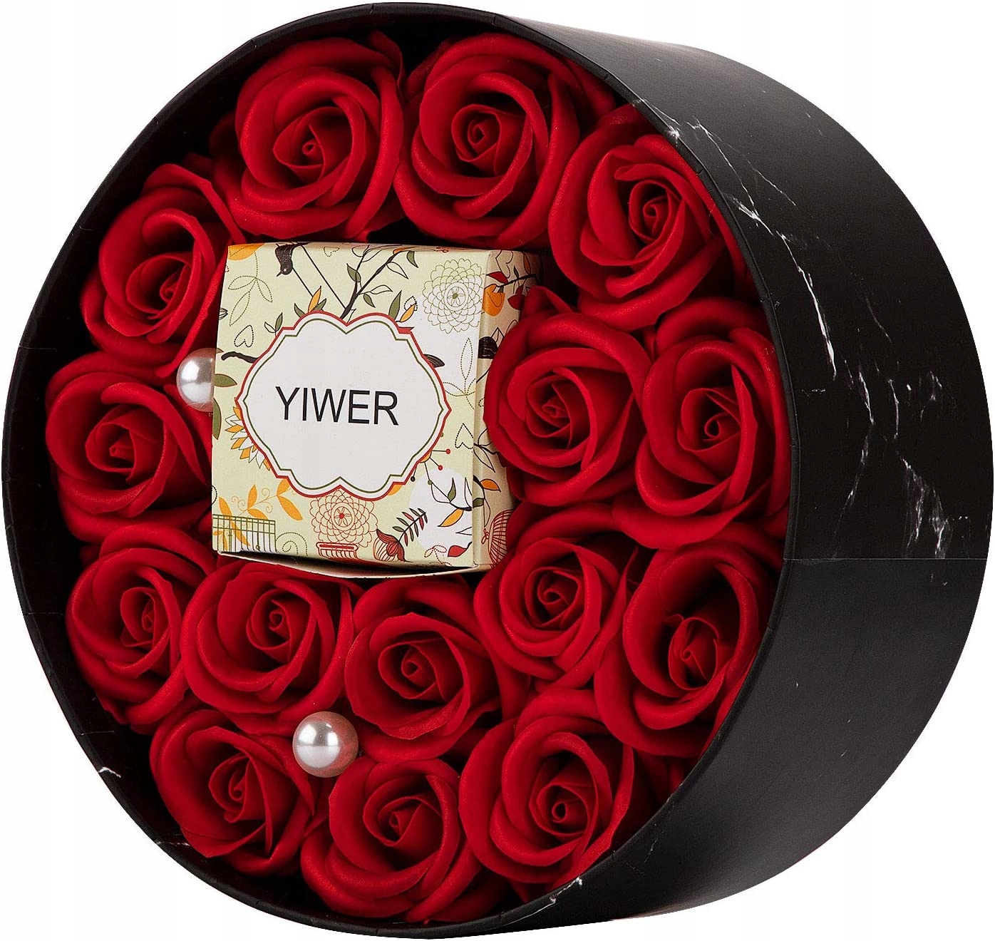 WALENTYNKI FLOWER BOX RÓŻE + ŚWIECA ZAPACHOWA EAN (GTIN) 7798989099018