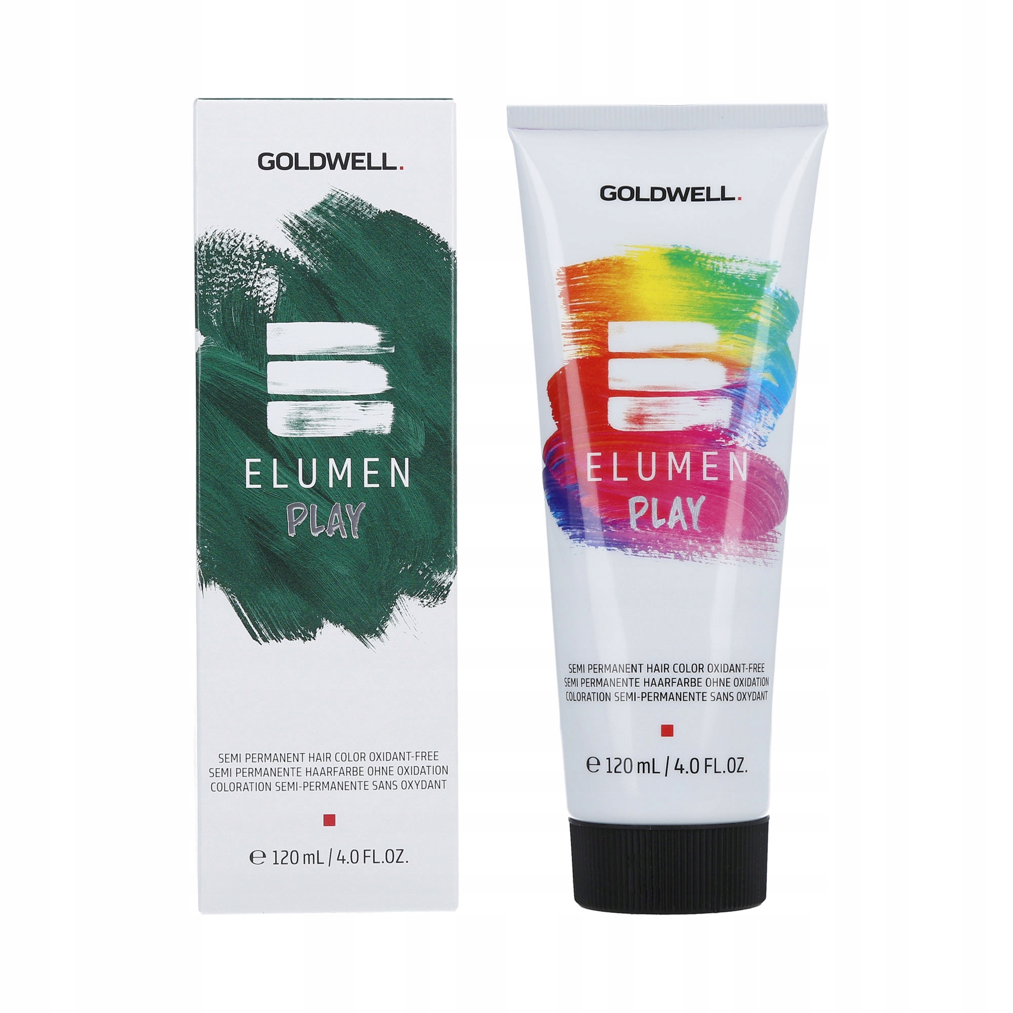 Goldwell Elumen Play Green Zielona Farba Toner Do Włosów 120 ML