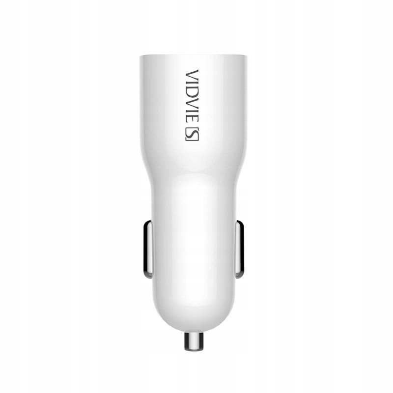 Ładowarka samochodowa VIDVIE 2xUSB + kabel Micro Prąd wyjściowy 2 mA