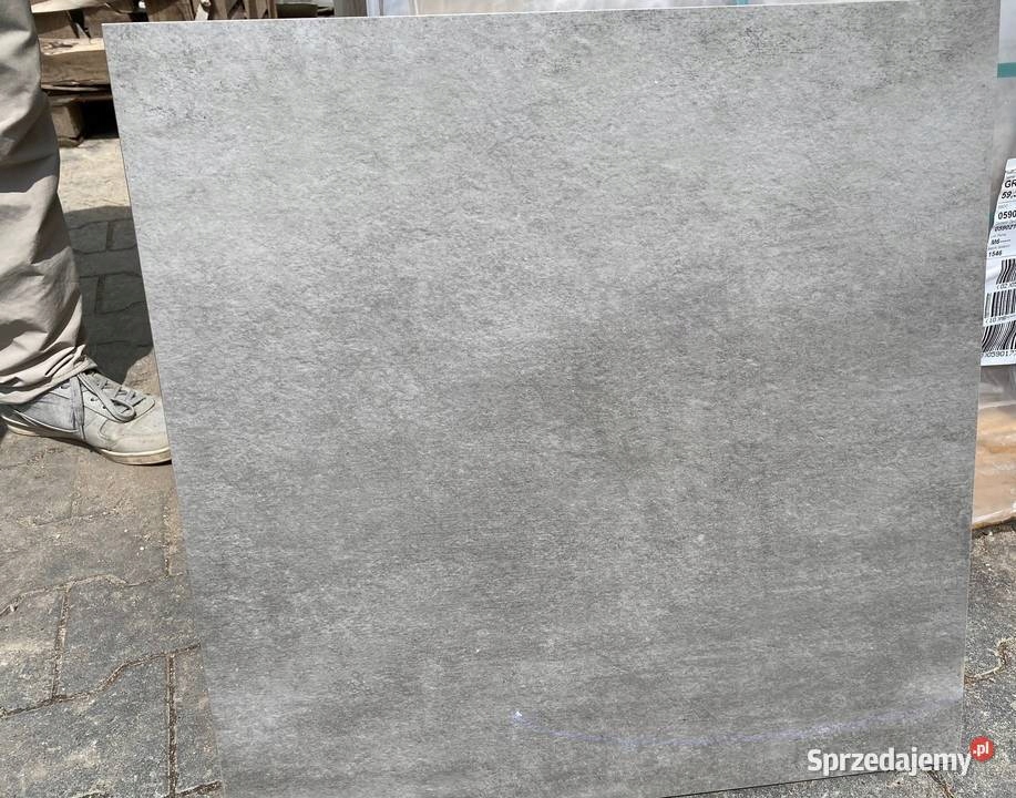 płyta tarasowa gres grey 60x60 gruba 2 cm 2.0 wentylowany podkładki szary