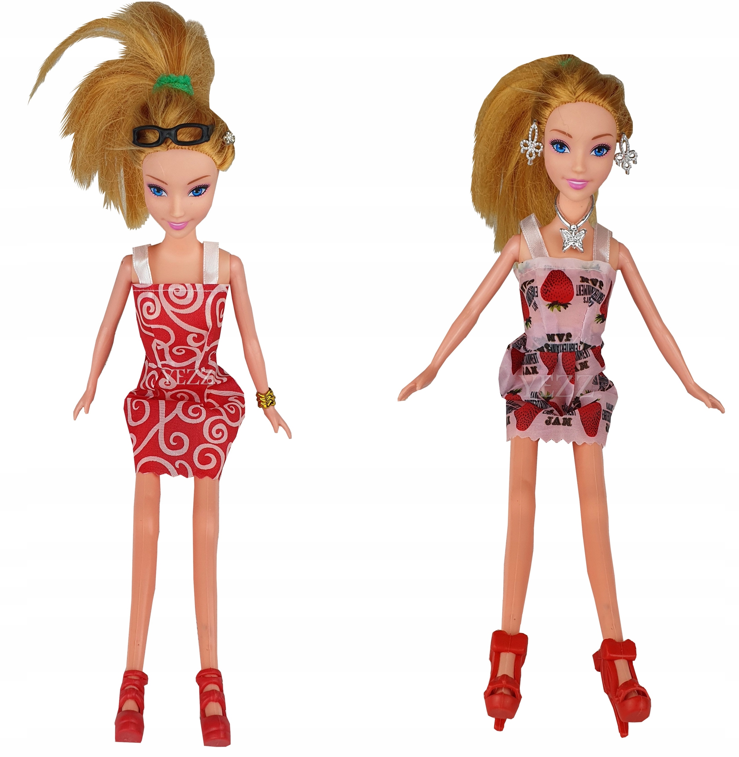 ZESTAW UBRANKA DLA LALEK I DODATKI AKCESORIA 85 EL Wiek dziecka 3 lata +