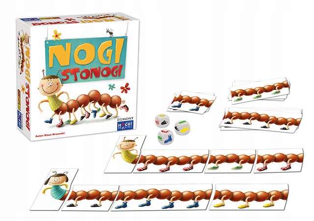 Gra Planszowa Nogi Stonogi Egmont