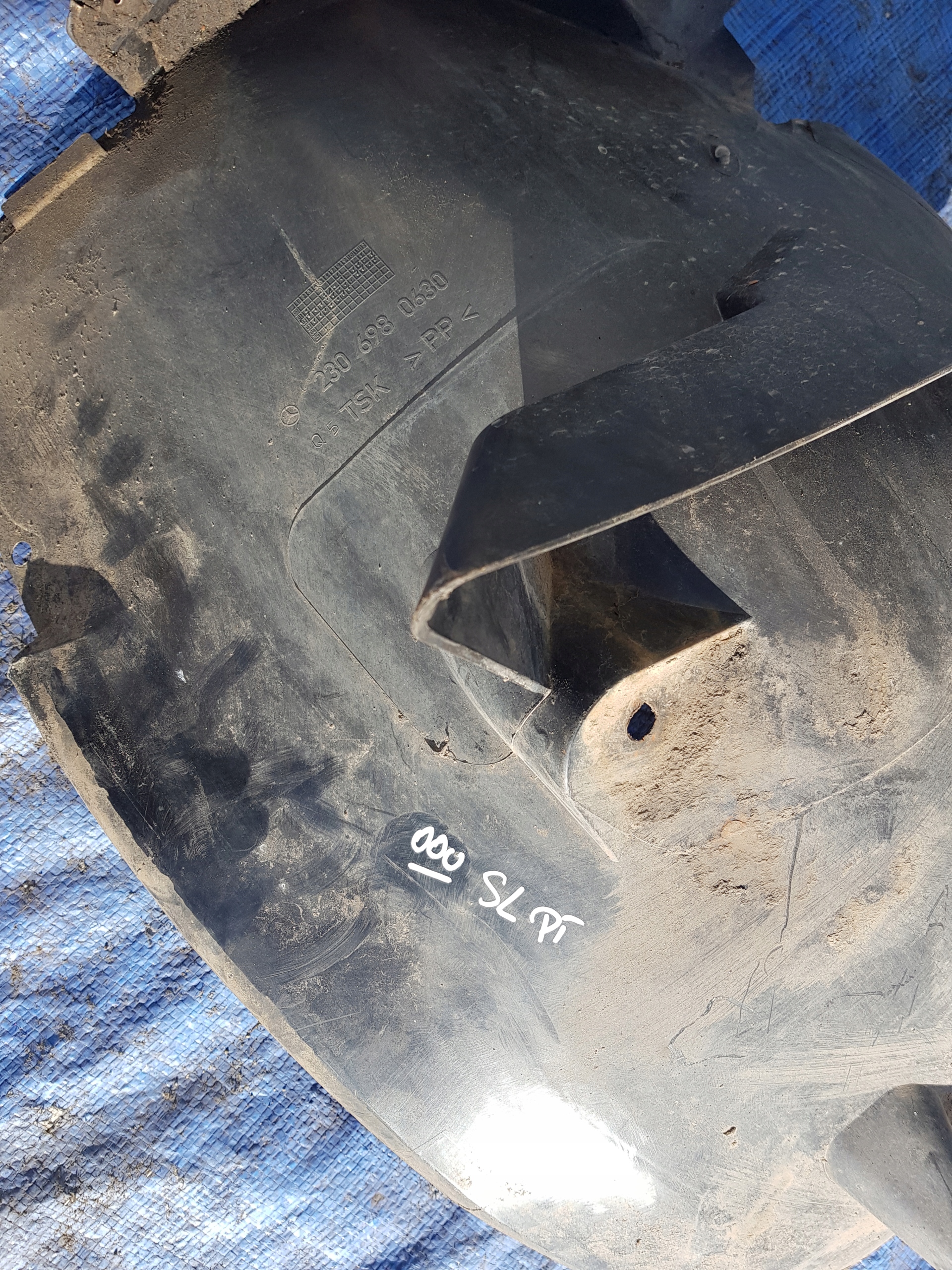 complete mudguard right front rear part MERCEDES SL R230 W230