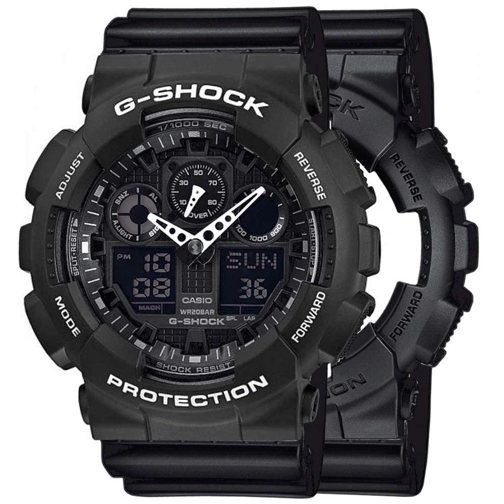 Hodinky Casio G-Shock Set GA-100-1A1ER Bezel 10508136 Řemínek 10347688