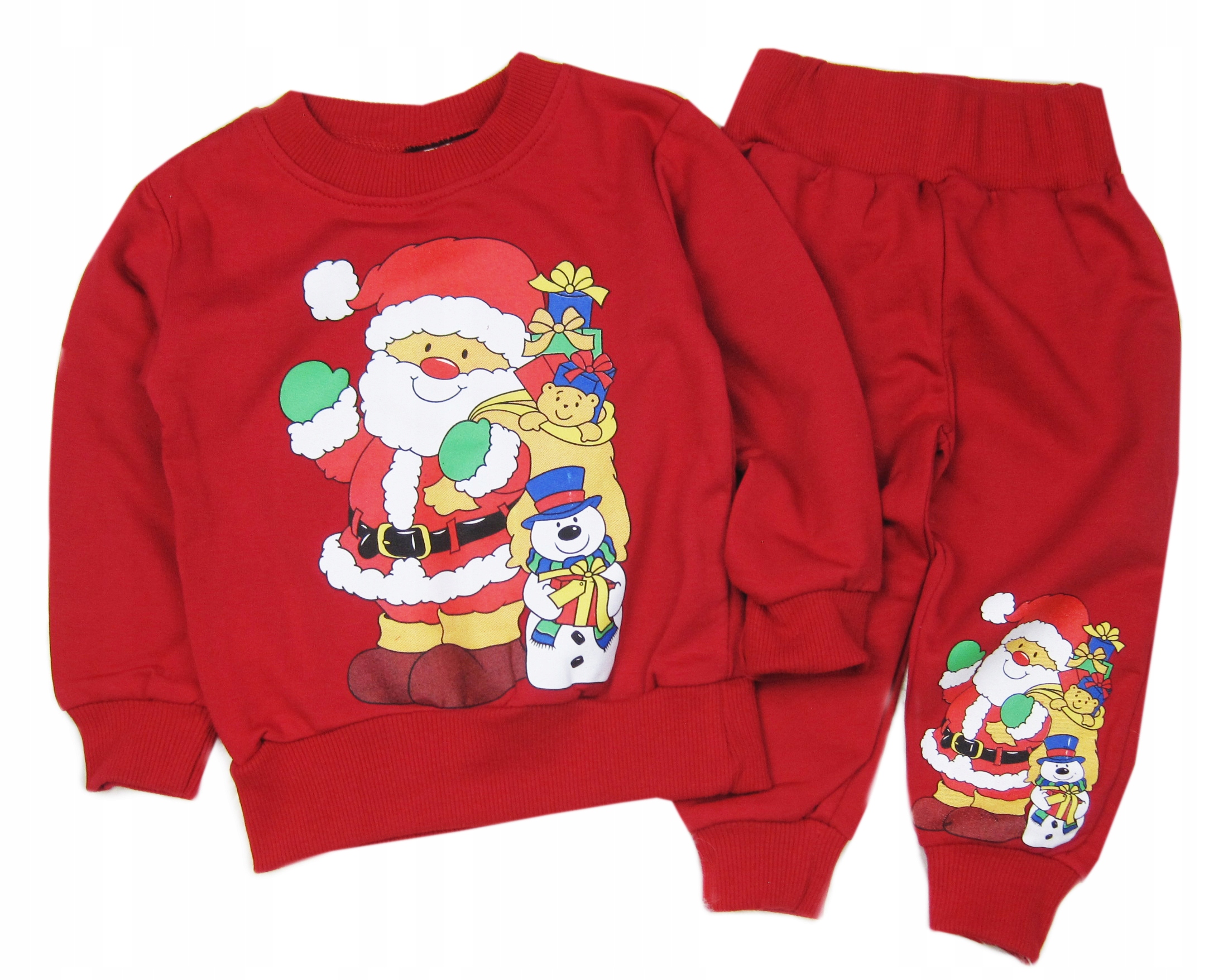 

Komplet Ocieplany Dres Mikołaj Święta * 98/104