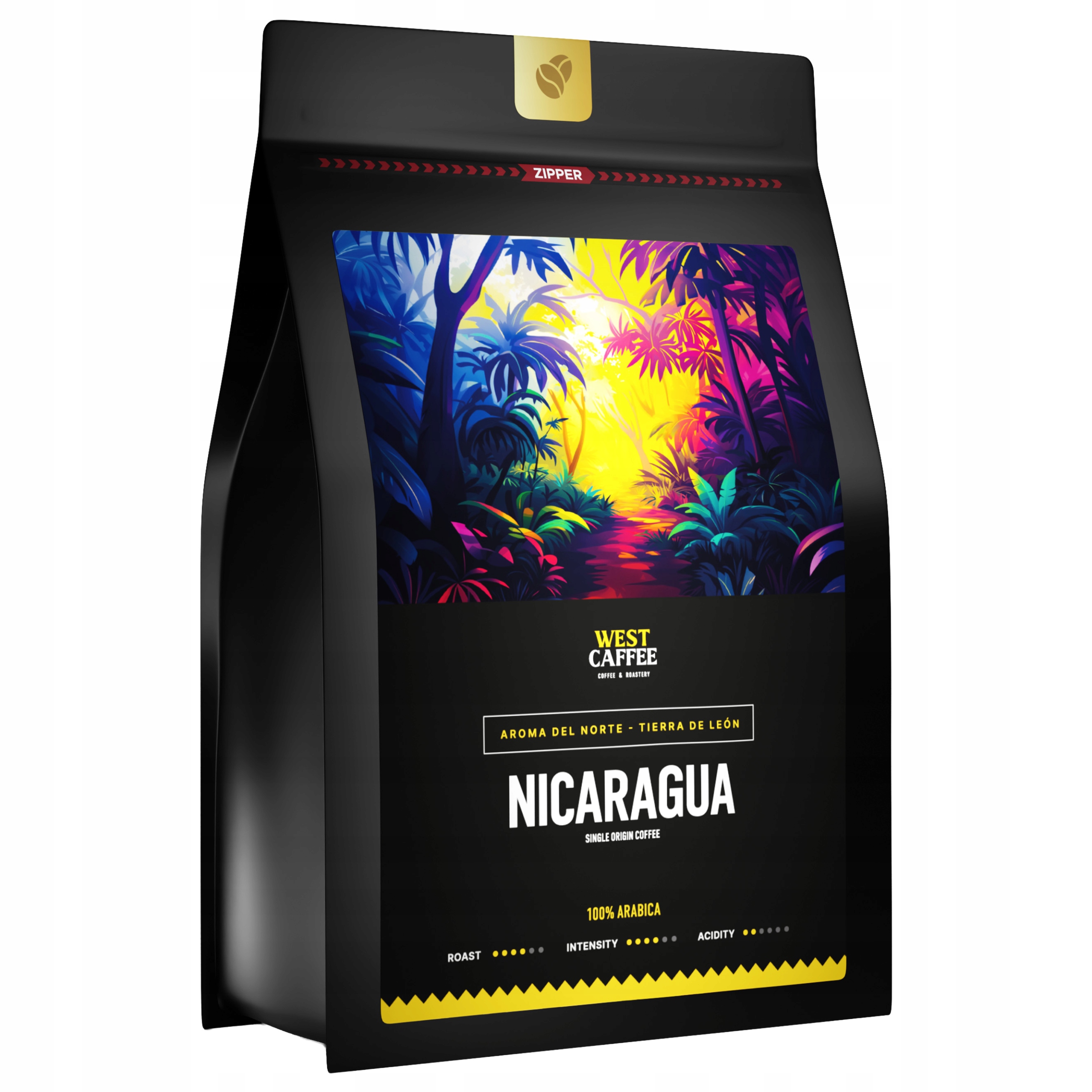 Levně Káva Zrnková Nikaragua Aroma del Norte 500g 100% Arabica Čerstvě Pražená