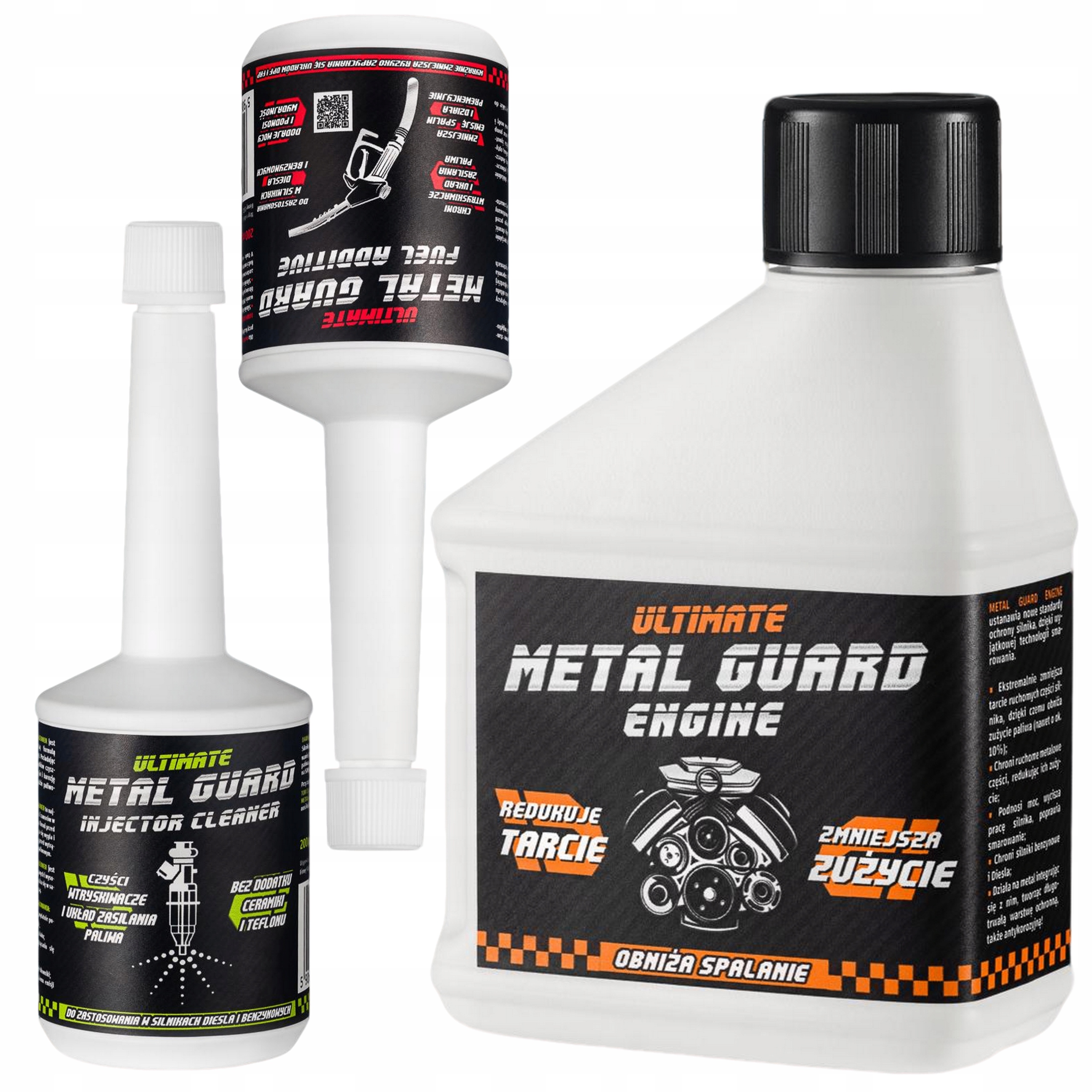 Balíček 3 produktů MetalGuard Dpf Cleaner Diesel a Benzín Motor Výkon