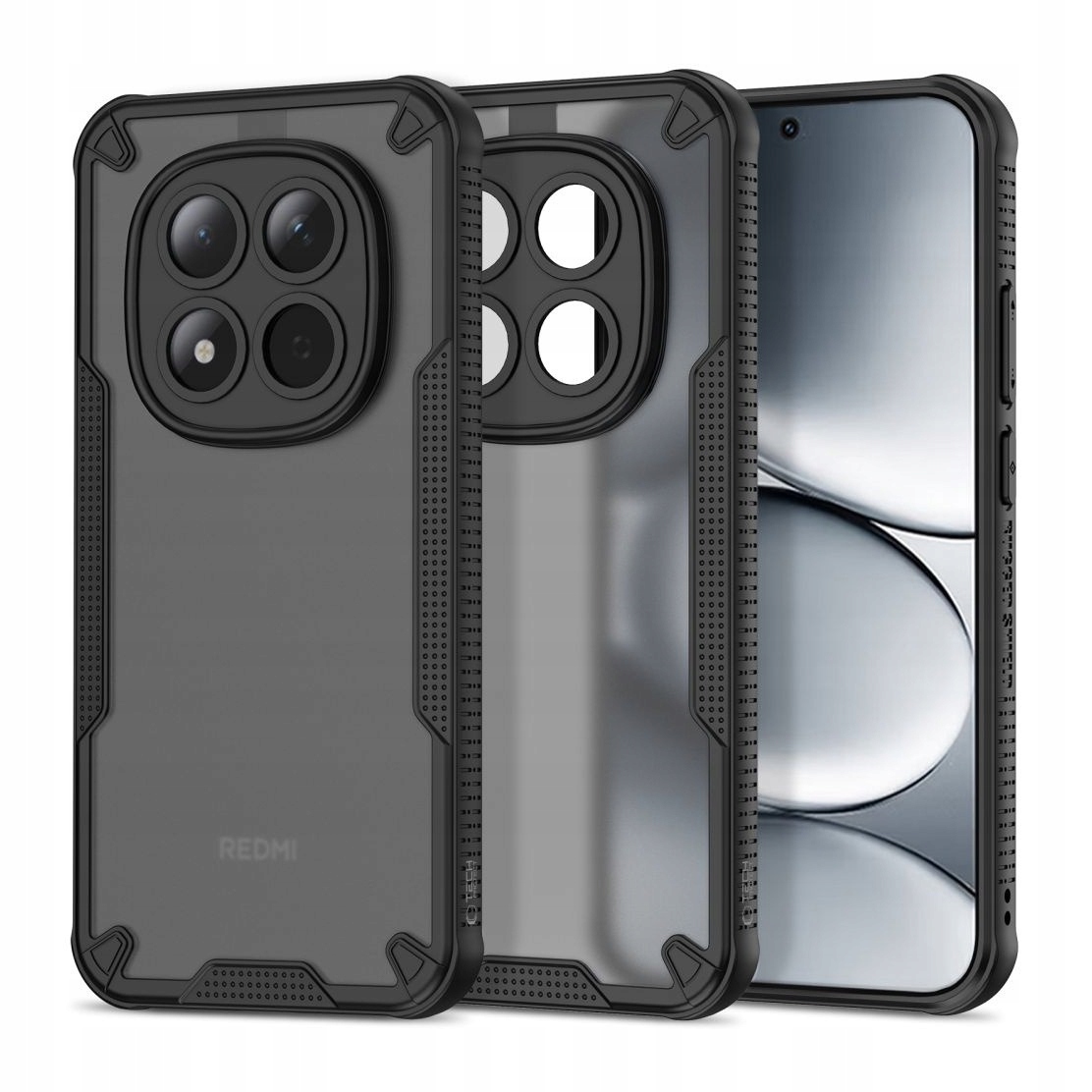 Etui do Xiaomi Redmi Note 15 Pro 5G Tech-Protect Rugged Shield czarne