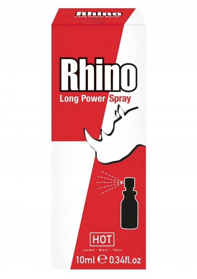 Opóźniacz Wytrysku w Sprayu Rhino Long Power Spray