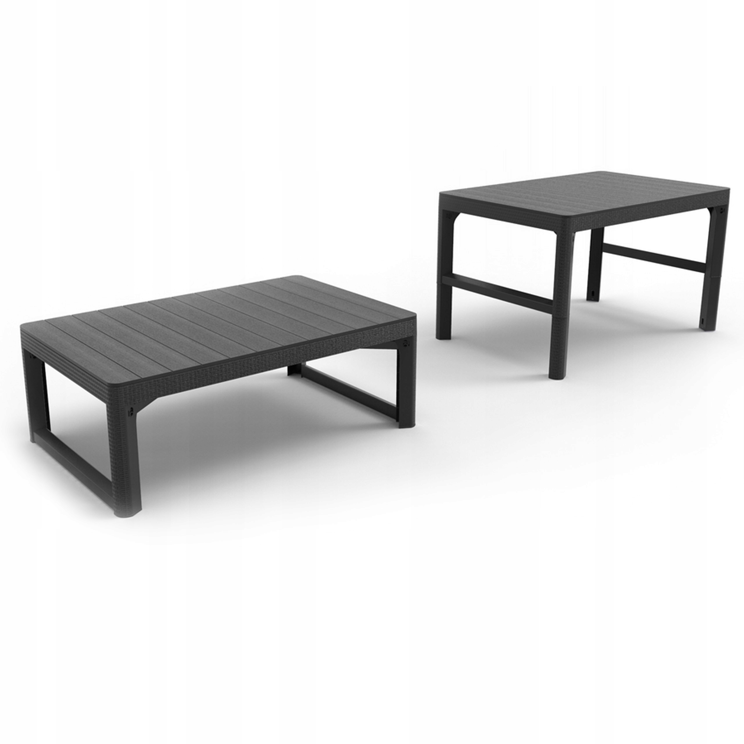 STÓŁ OGRODOWY STOLIK REGULOWANY KETER 2w1 GRAFIT EAN (GTIN) 8711245143446