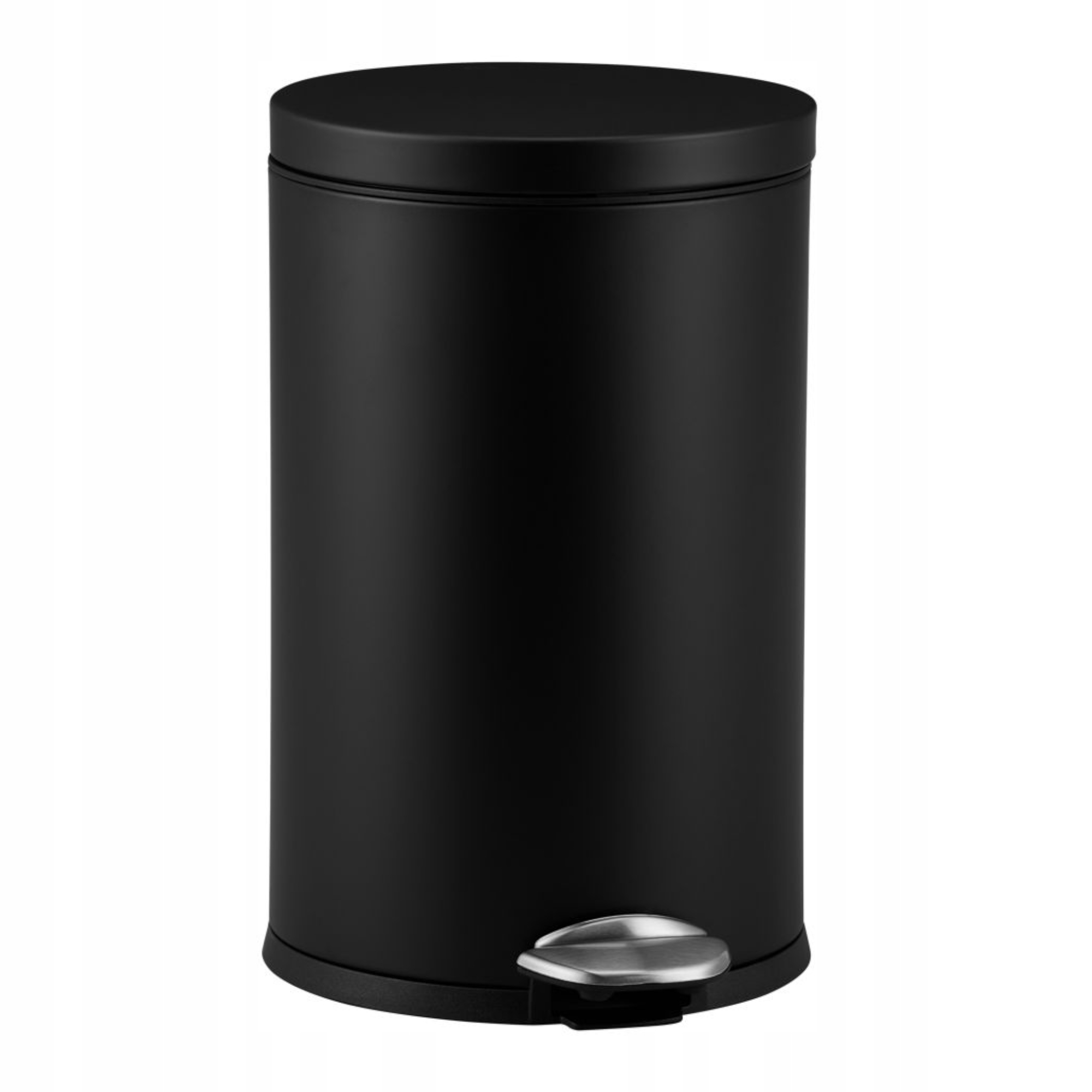 Merida Top Silent Luna Pedálový Koš, 12 L, Kovový, Černý Matný, HOP420