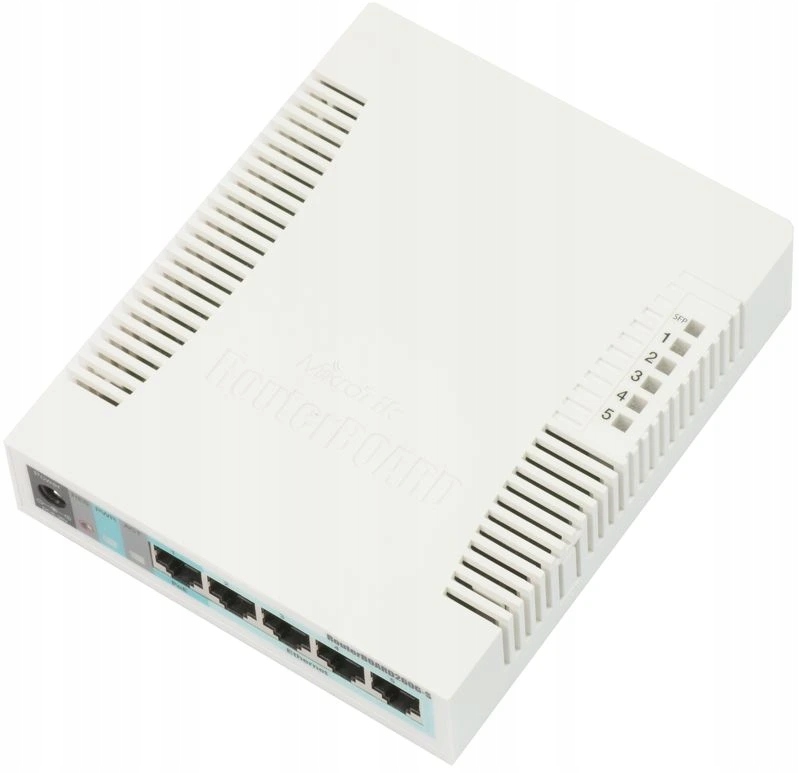 MikroTik Cloud Smart Switch RB260GS (CSS106-5G-1S), 5-GLAN s Sfp, SwOS