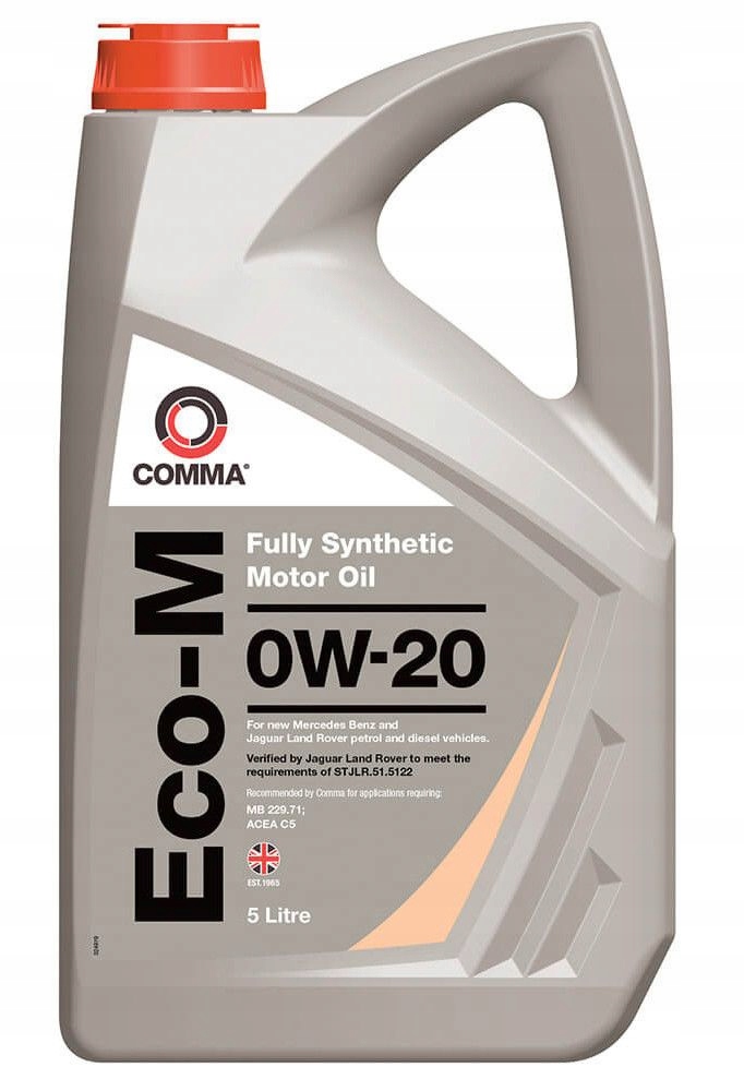Comma Eco-m 0W-20 5L Motorový Olej Ilsac GF-6A, Acea C5, Api Sp