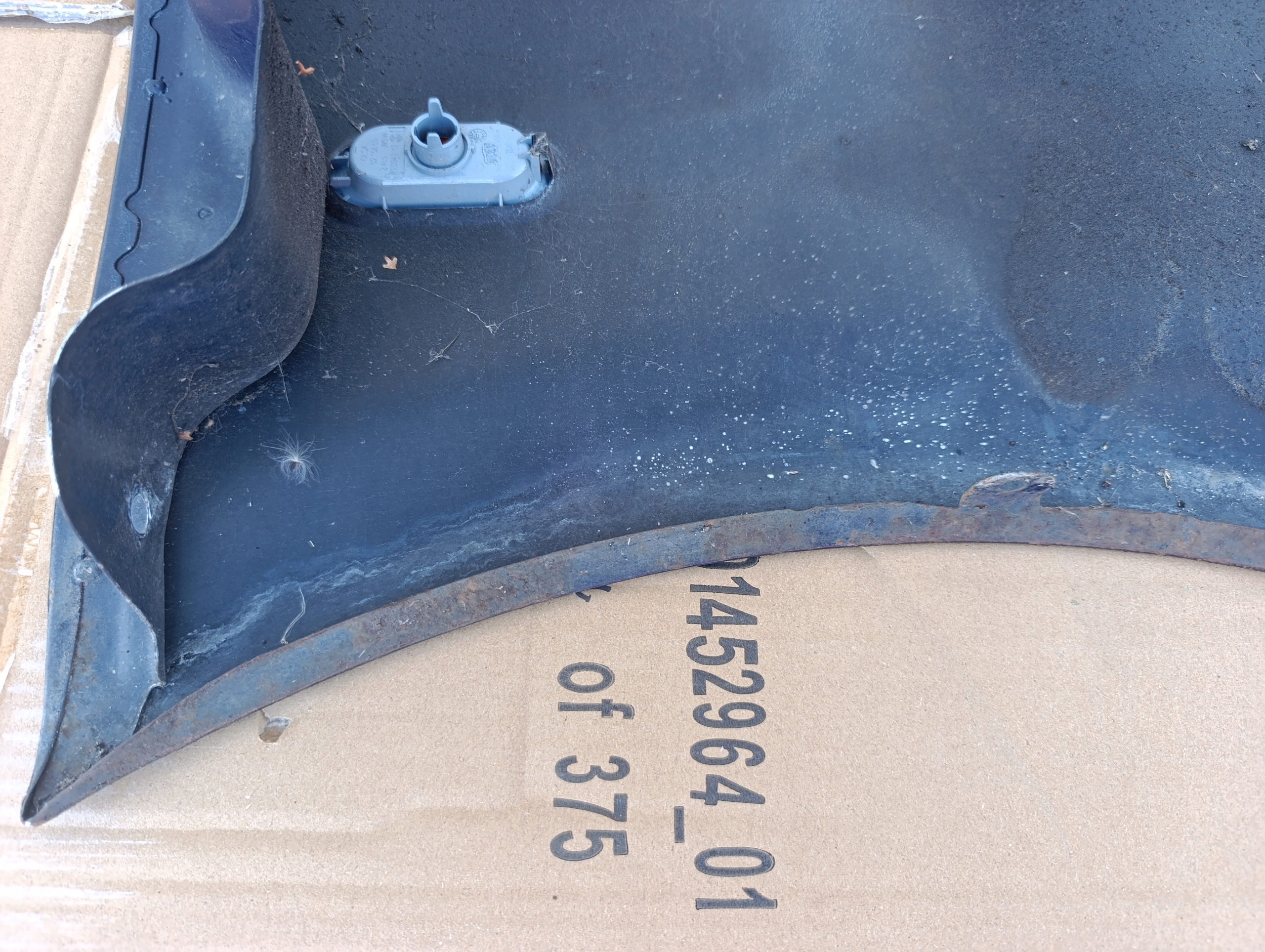 VW T5 T5 LIFT Kotflügel links blauer/ graphit