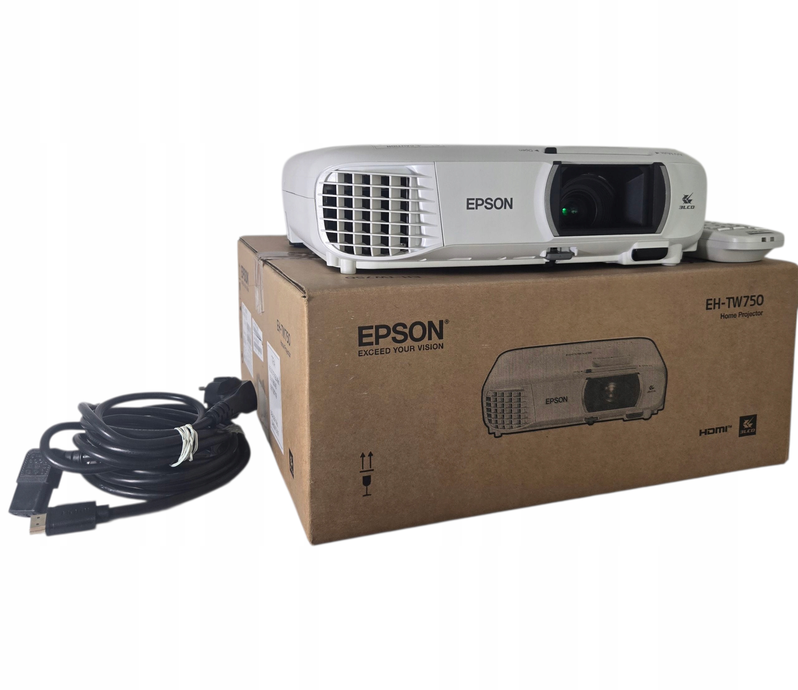 【美品】EPSON EH-TW750 プロジェクター(変換アダプタ付き) 美品】EPSON EH-TW750 プロジェクター(変換アダプタ付き)