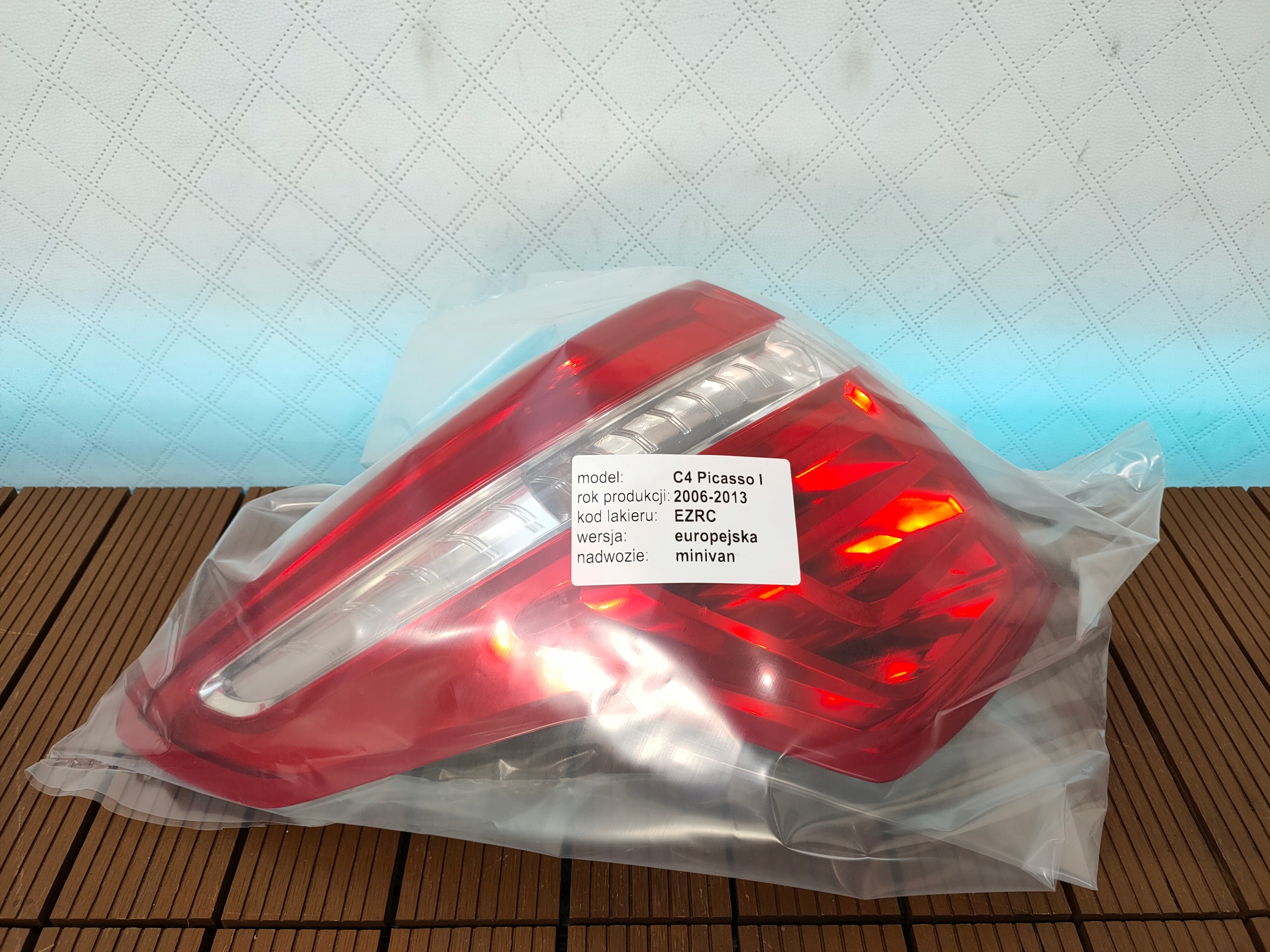 CITROEN C4 PICASSO and 06-10 light rear left rear part EUROPA OE