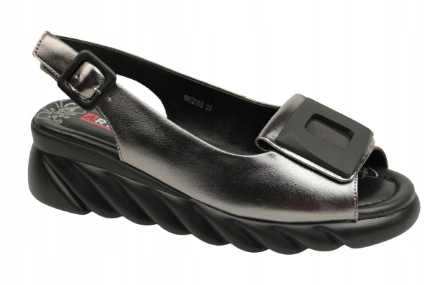 Dámské sandály Artiker 56C2158 37 Tmavě Metalické Sportovní Pohodlné