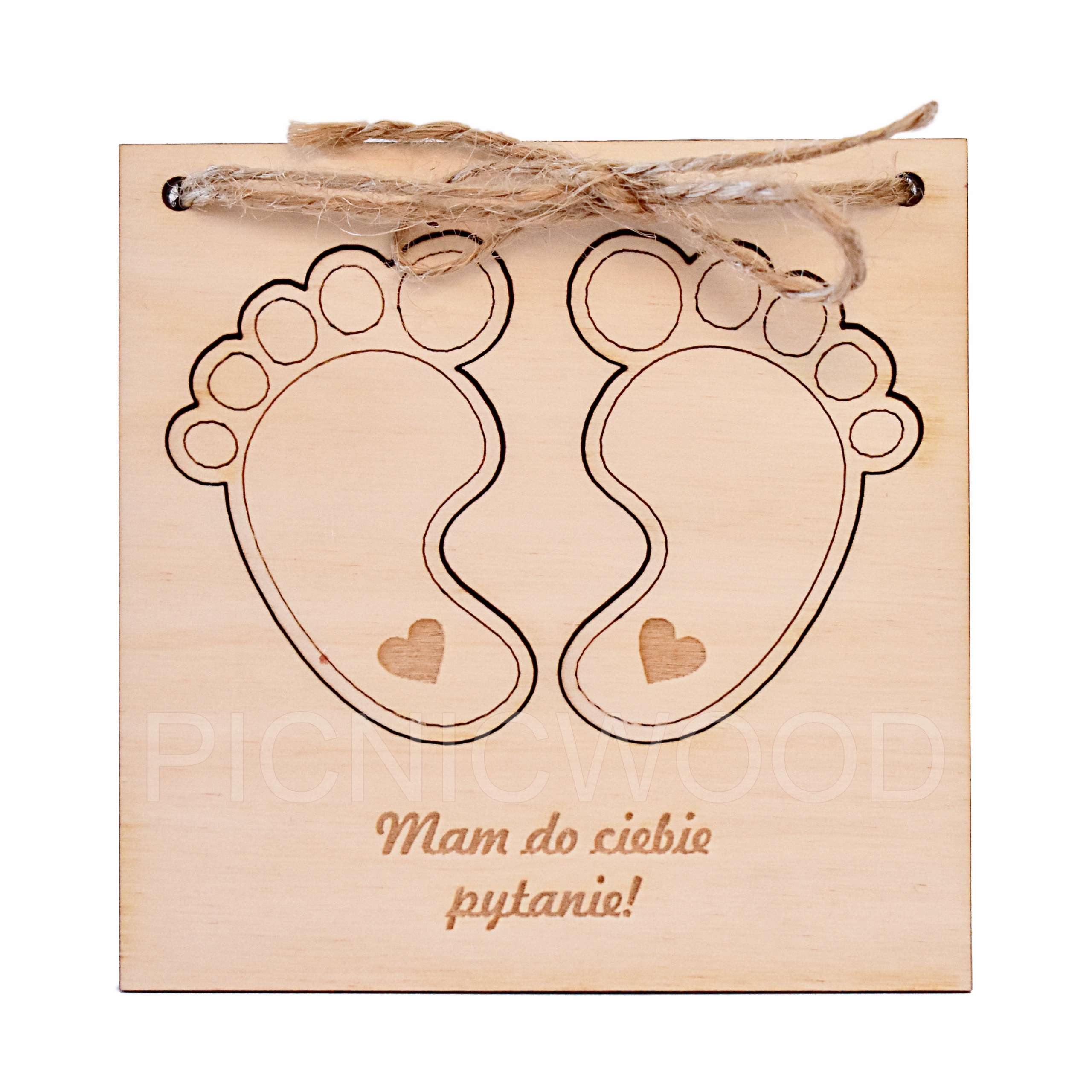 Zaproszenie na Chrzest dla Matki Chrzestnej Ojciec