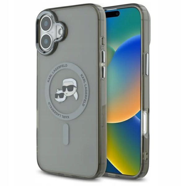 Karl Lagerfeld KLHMP16SHLSKCK iPhone 6.1" černý/black hardcase IML Metal K