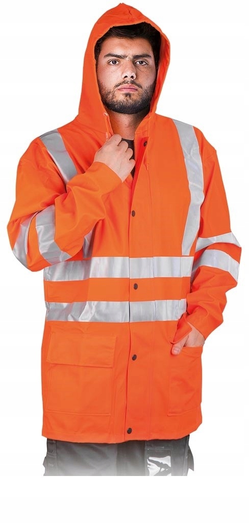 Ochranná Bunda Proti Dešti Reis Kpdpufluo L Oranžová