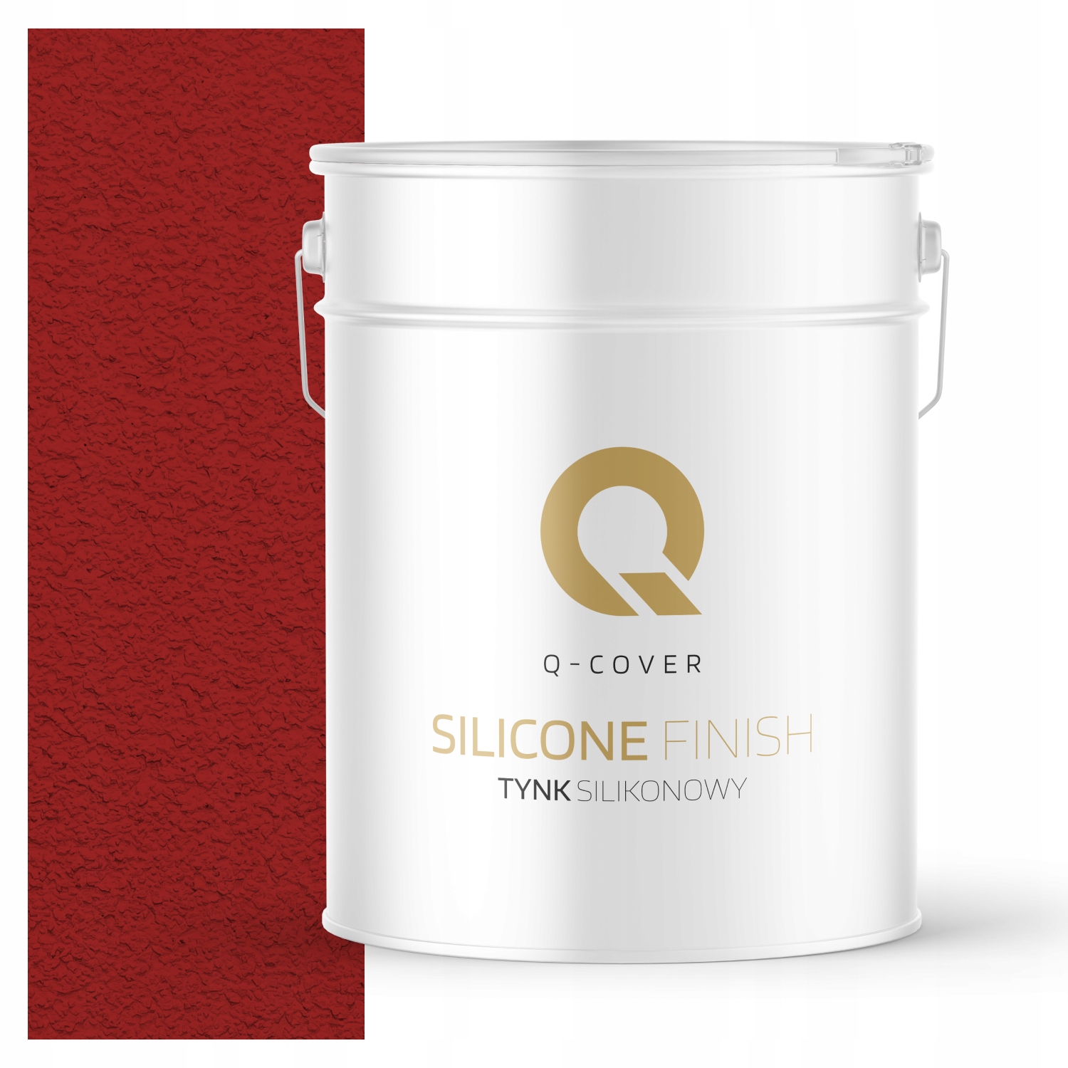 Silikonová Fasádní Omítka Červená Ral 3001 15KG Beránek Granulace 2.0mm