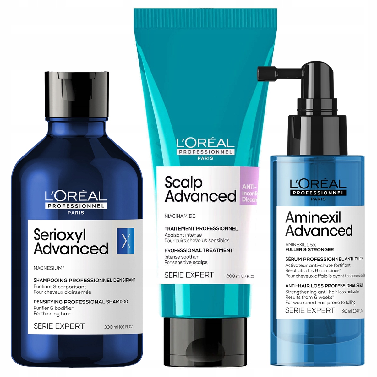 Loreal Serioxyl Scalp sada pro zahušťování vlasů